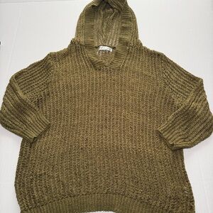 August Silk Olive Green Sweater